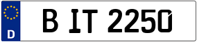 Truck License Plate